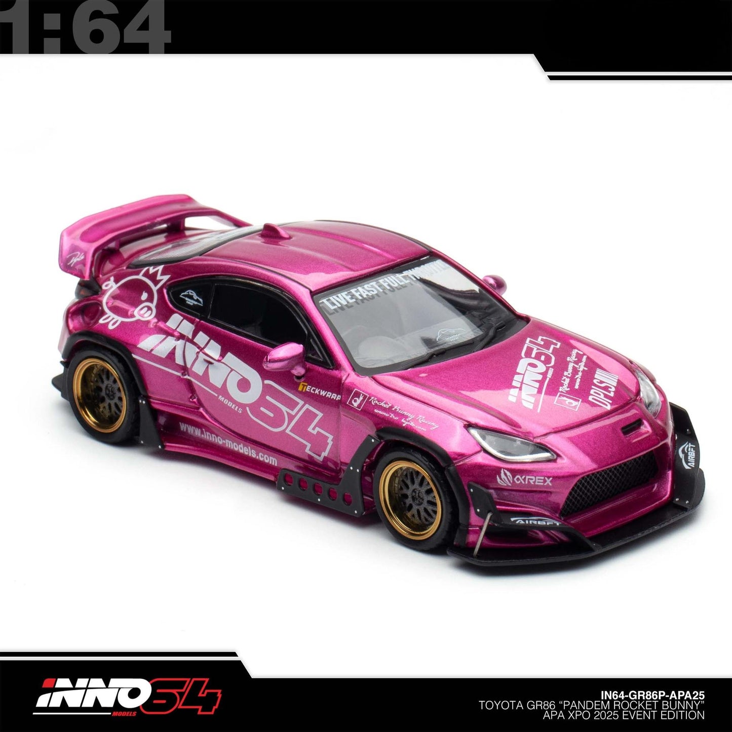 INNO64 - Toyota GR86 Pandem Rocket Bunny - APA XPO 2025 Event Edition - IN64-GR86P-APA25