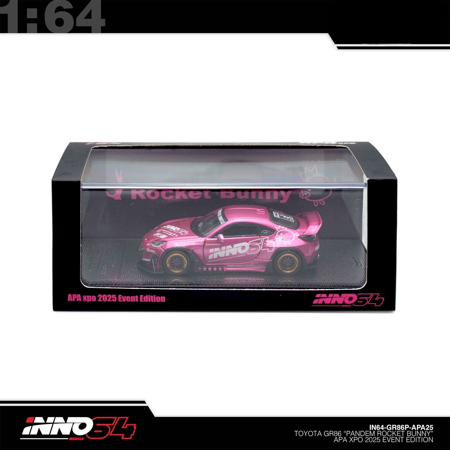 INNO64 - Toyota GR86 Pandem Rocket Bunny - APA XPO 2025 Event Edition - IN64-GR86P-APA25