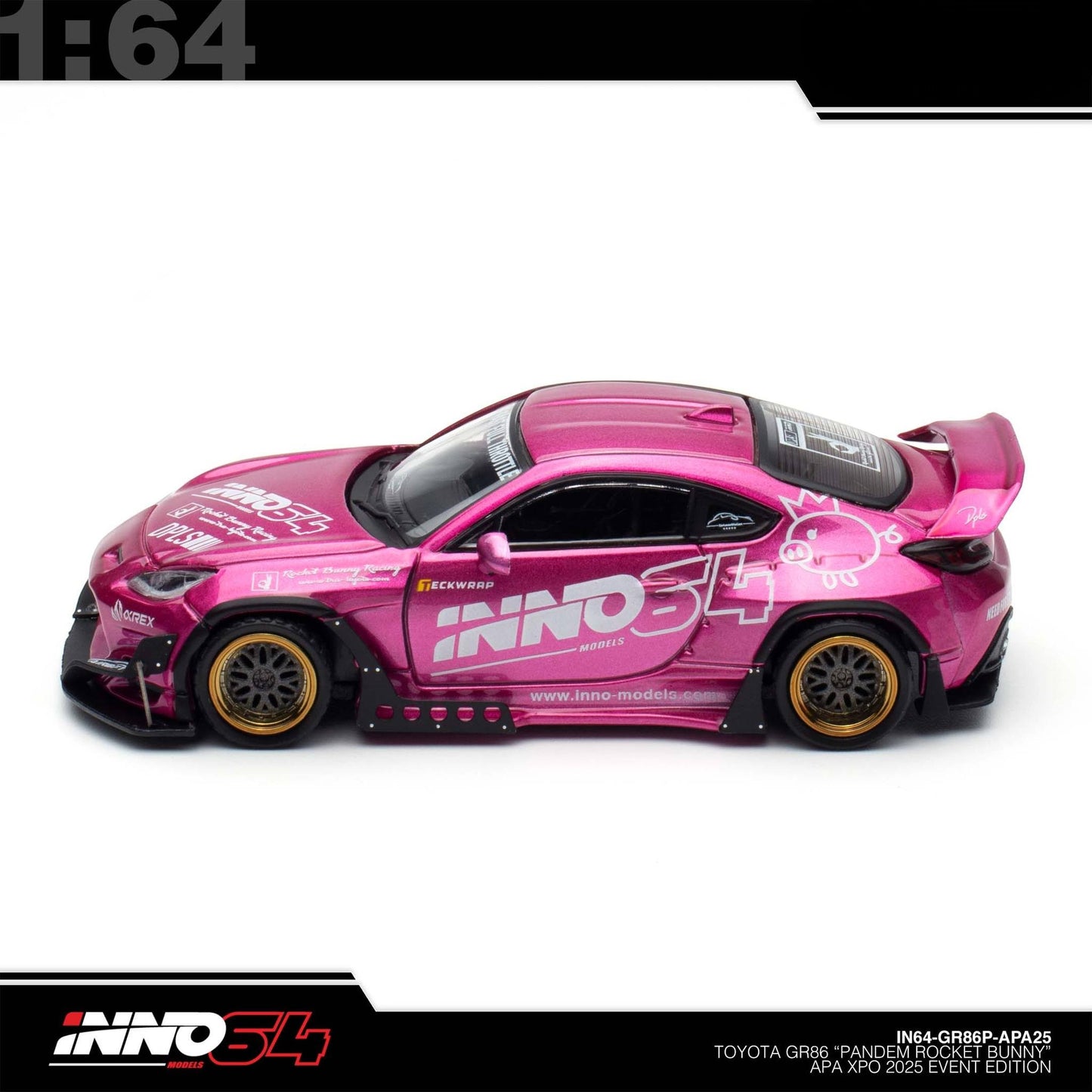 INNO64 - Toyota GR86 Pandem Rocket Bunny - APA XPO 2025 Event Edition - IN64-GR86P-APA25