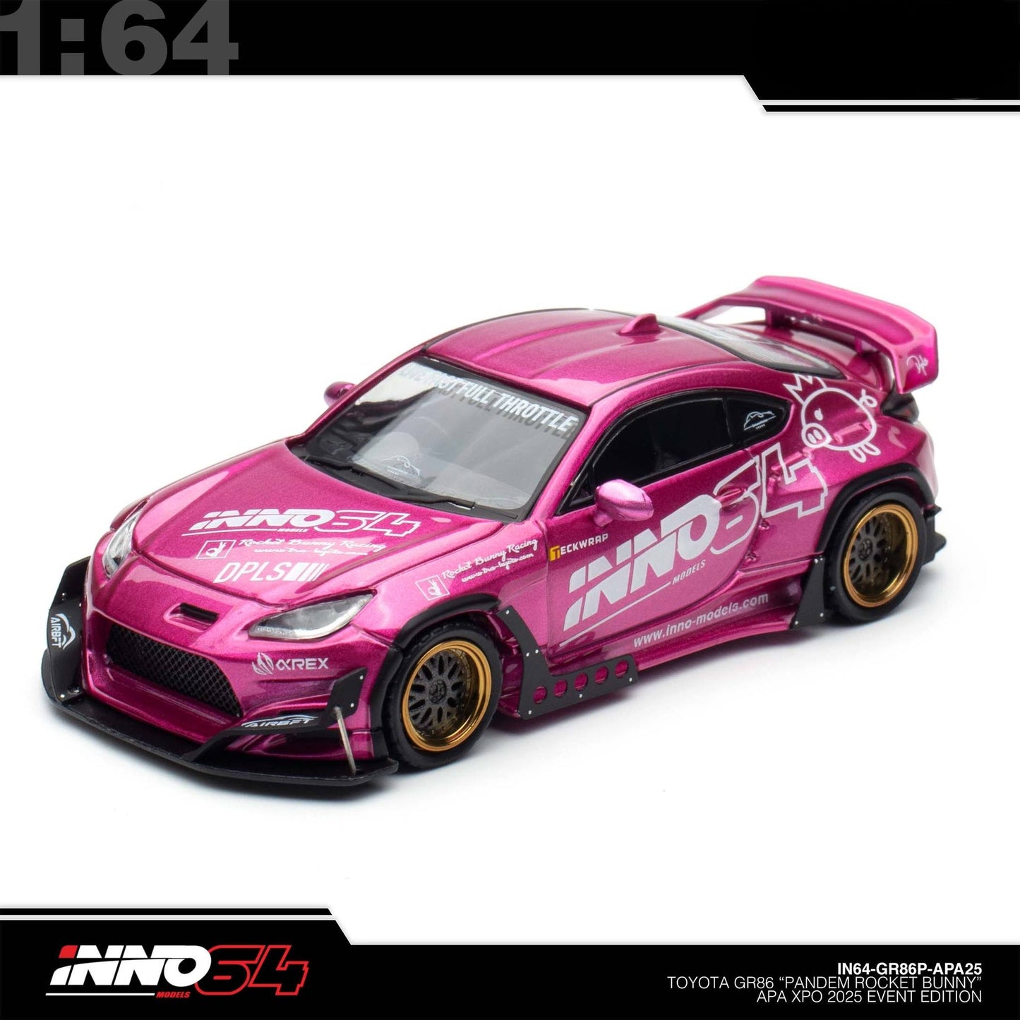 INNO64 - Toyota GR86 Pandem Rocket Bunny - APA XPO 2025 Event Edition - IN64-GR86P-APA25