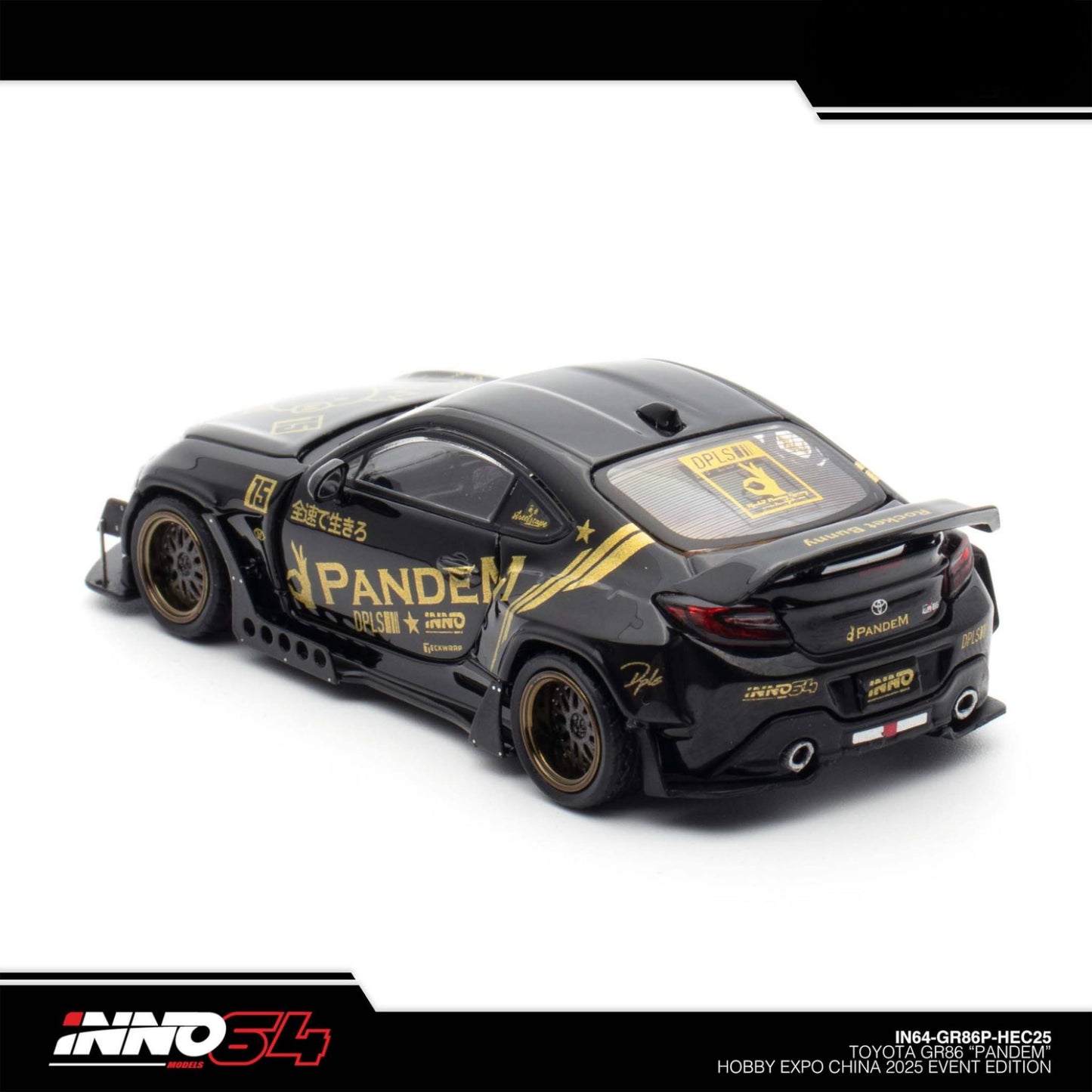 INNO64 - Pre-Order - Toyota GR86 "Pandem" Hobby Expo China 2025 Event Edition - IN64-GR86P-HEC25