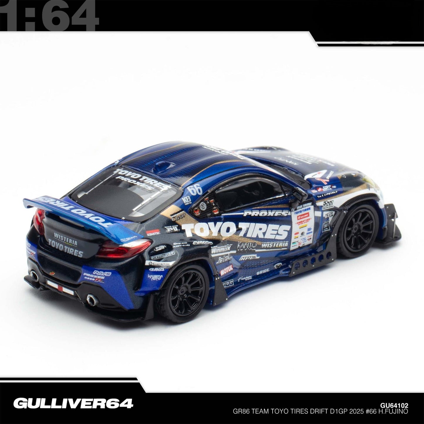 Gulliver64 = INNO64 - GR86 Team Toyo Tires Drift D1GP 2025 - #66 H.Fujino - Tokyo Auto Salon Special