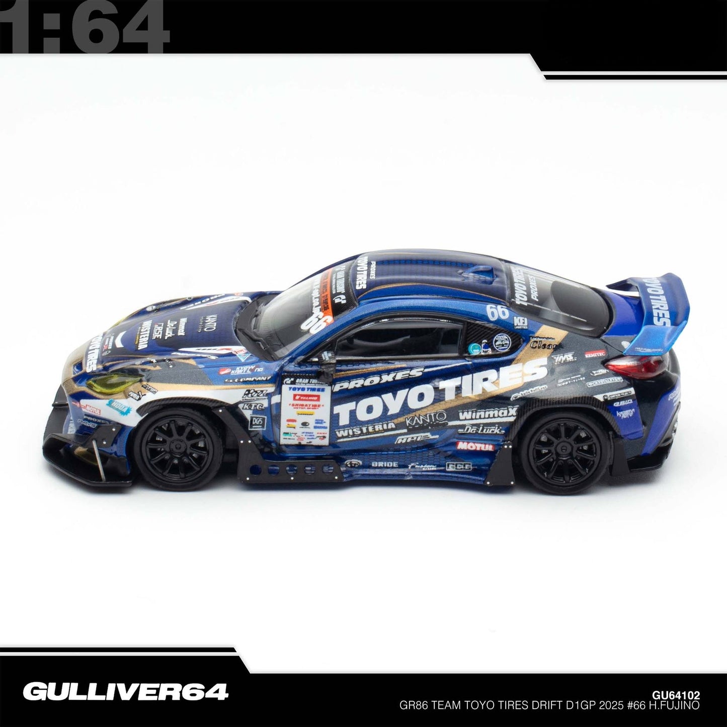 Gulliver64 = INNO64 - GR86 Team Toyo Tires Drift D1GP 2025 - #66 H.Fujino - Tokyo Auto Salon Special