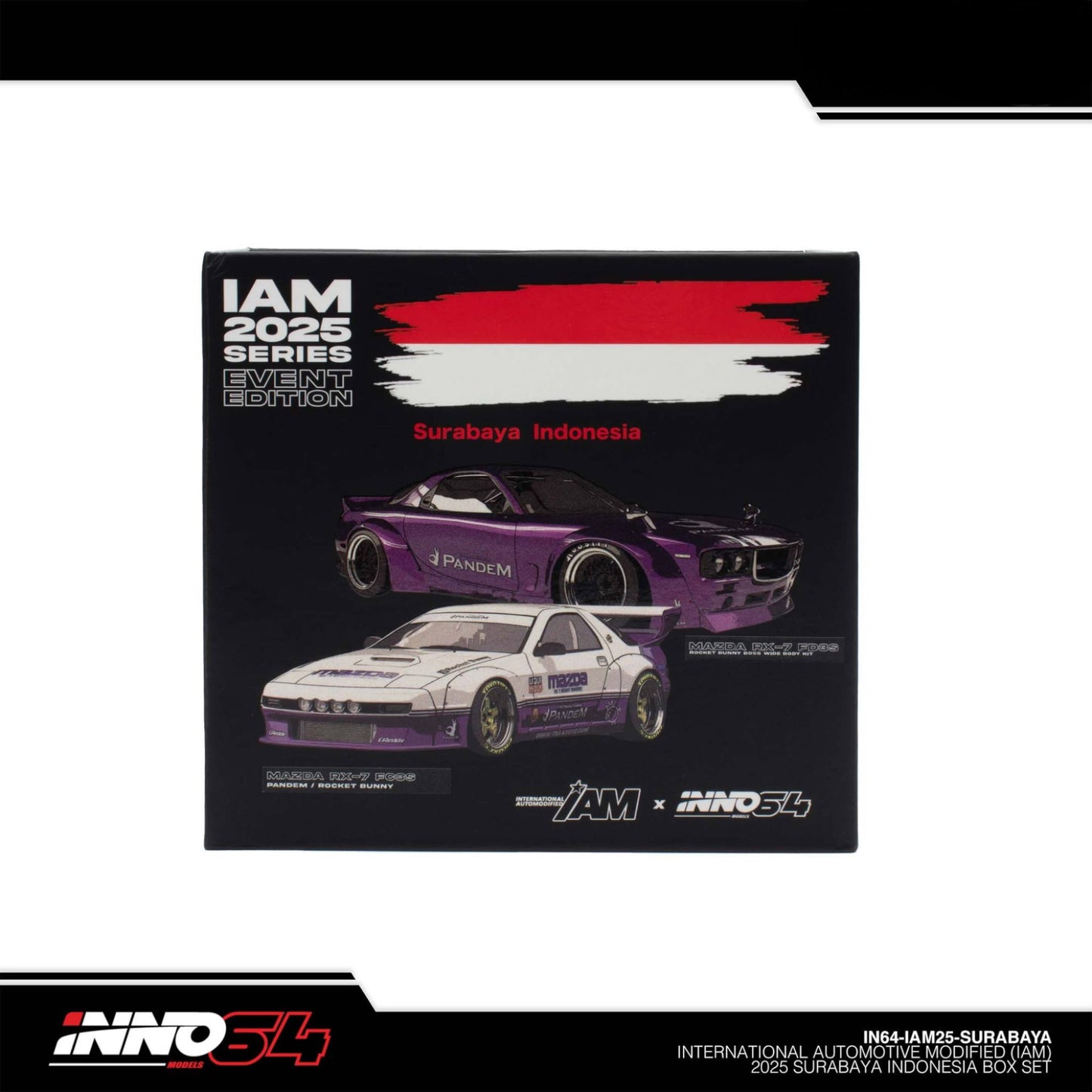 INNO64 - Pre-Order - IAM Surabaya 2025 Event Edition - Mazda RX-7 Rocket Bunny BoxSet