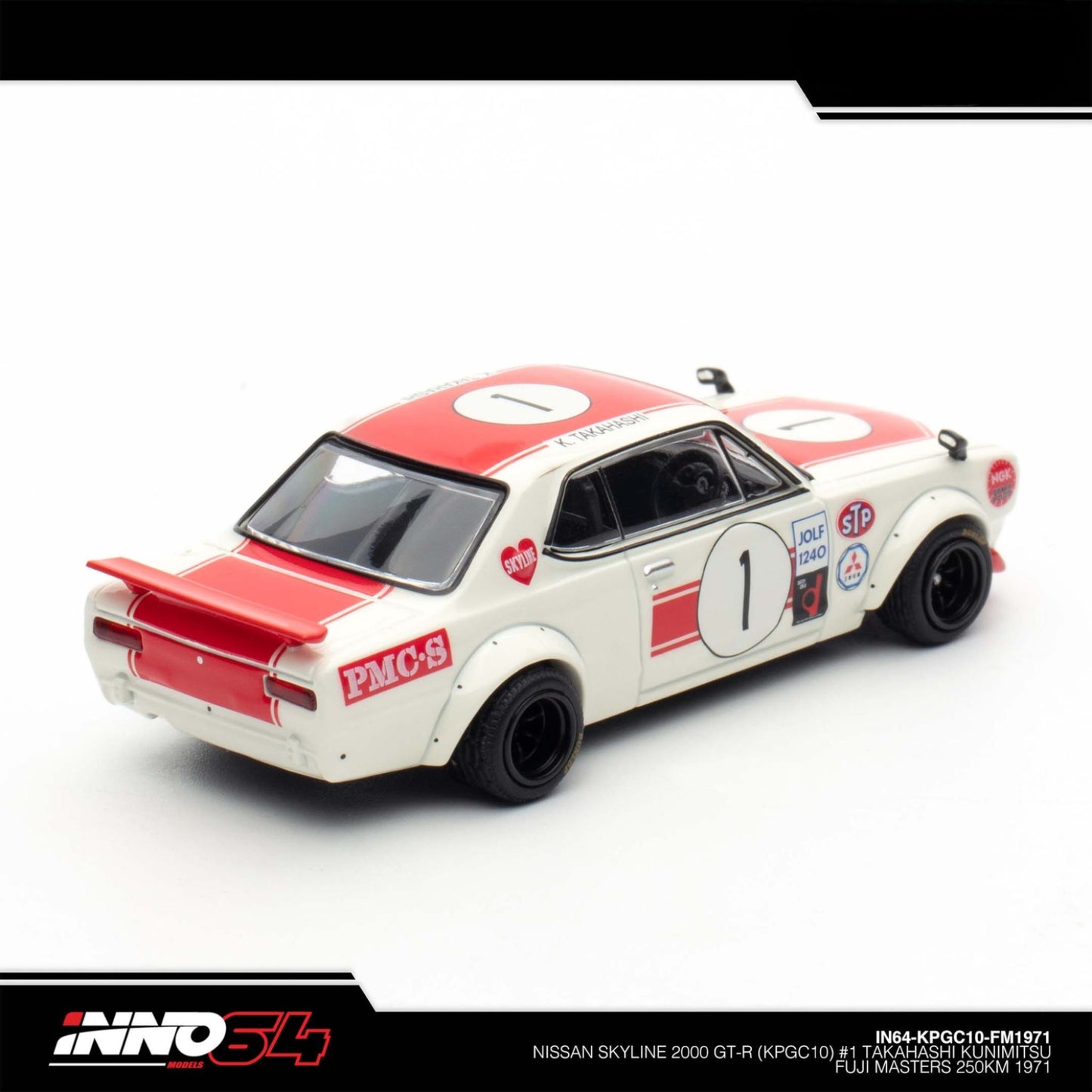 INNO64 - NISSAN SKYLINE 2000 GT-R KPGC10 #1 - IN64-KPGC10-FM1971
