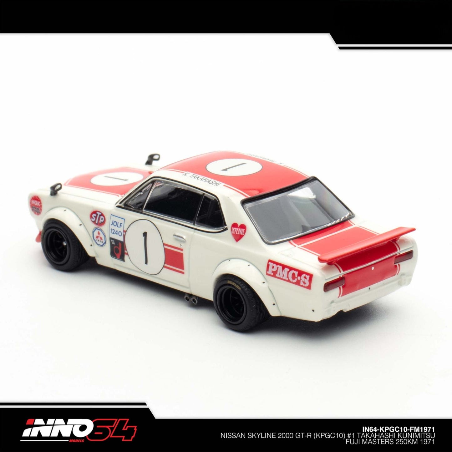 INNO64 - NISSAN SKYLINE 2000 GT-R KPGC10 #1 - IN64-KPGC10-FM1971