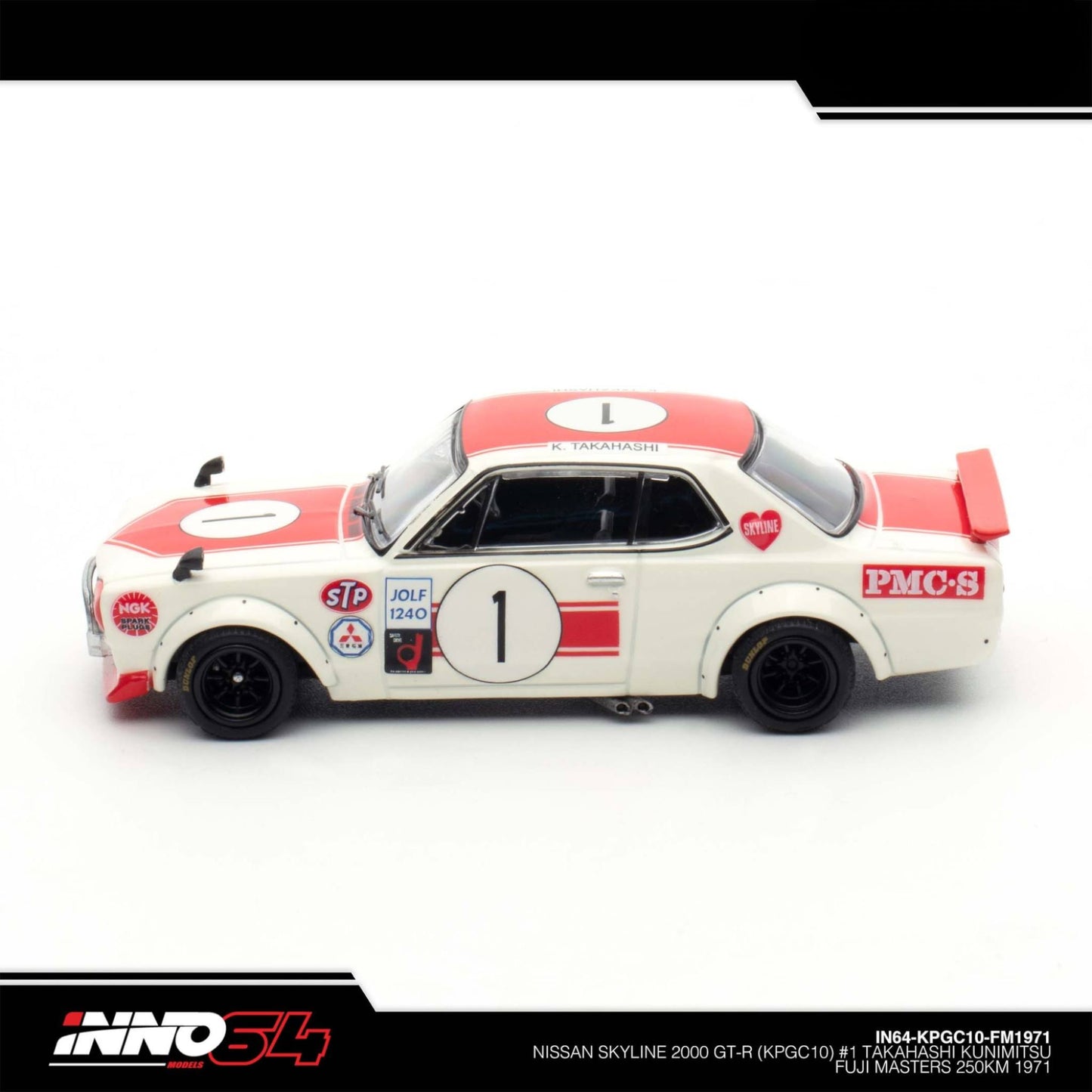 INNO64 - NISSAN SKYLINE 2000 GT-R KPGC10 #1 - IN64-KPGC10-FM1971