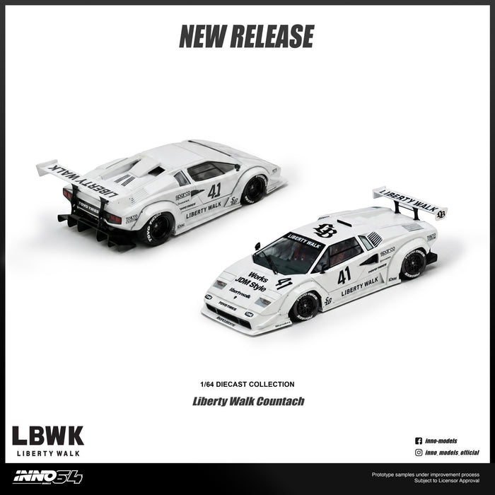 INNO64 - Pre-Order - Lamborghini Countach Liberty Walk - IN64-LBCOUNTACH-01
