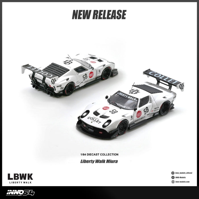 INNO64 - Pre-Order - LB-Silhouette WORKS Miura GT - IN64-LBMIURA-01