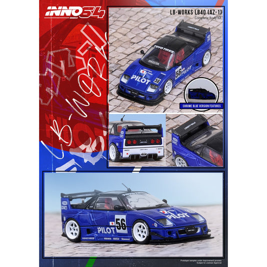 INNO64 - Pre-Order - MAZDA AZ-1 LIBERTY WALK LB40 "PILOT" - IN64-LBWK-AZ1-01