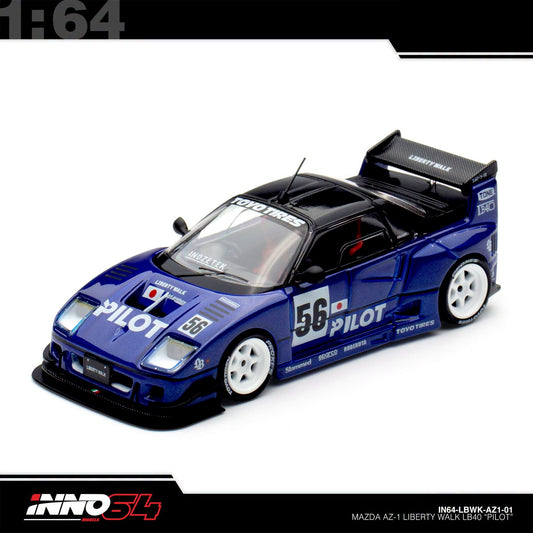 INNO64 - MAZDA AZ-1 LIBERTY WALK LB40 "PILOT" - IN64-LBWK-AZ1-01