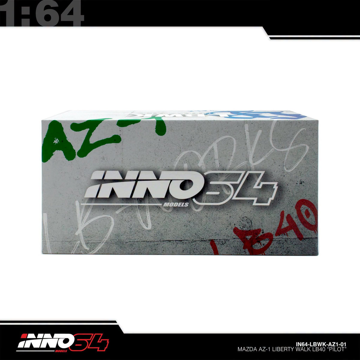 INNO64 - MAZDA AZ-1 LIBERTY WALK LB40 "PILOT" - IN64-LBWK-AZ1-01