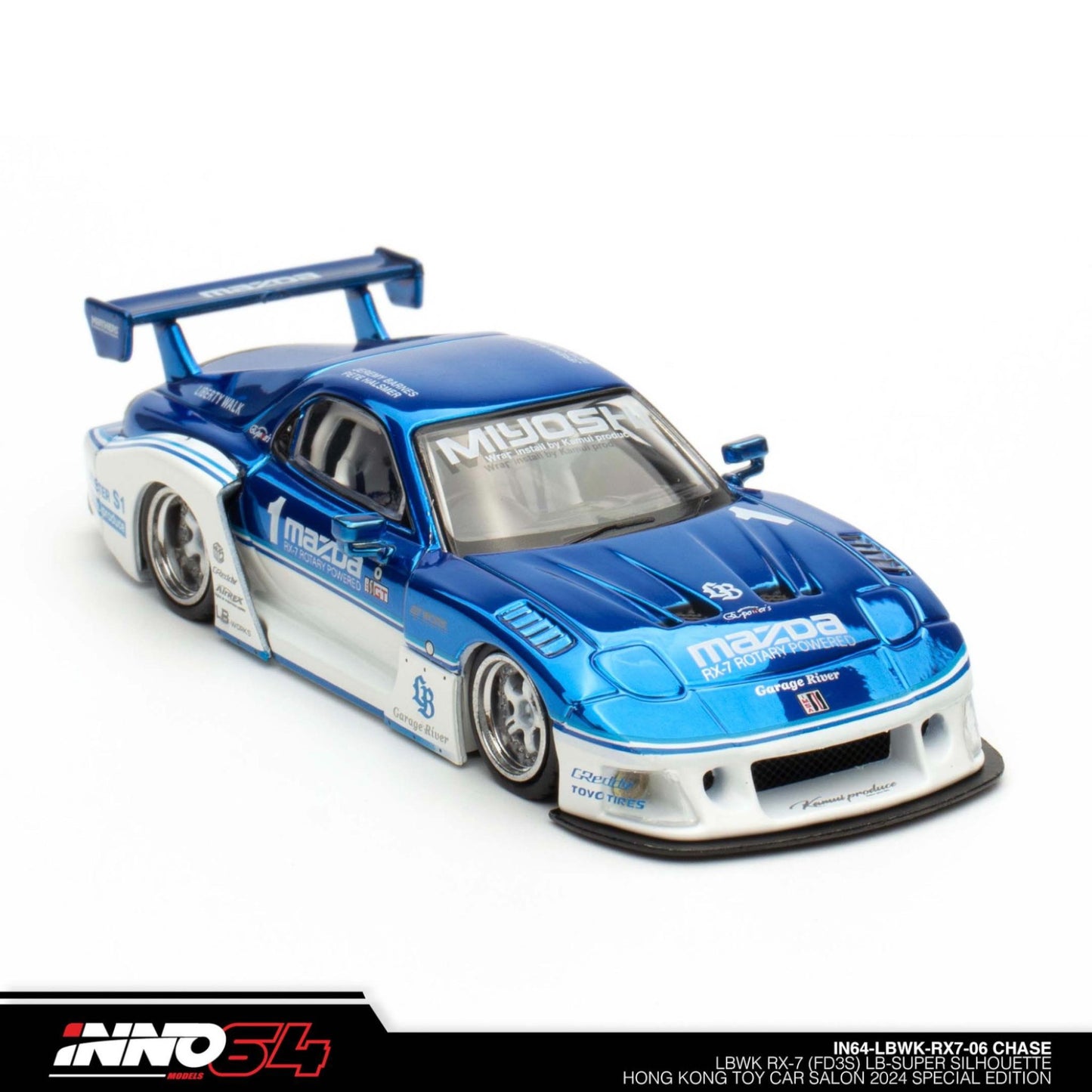 INNO64 - MAZDA RX7 (FD3S) LB-SUPER SILHOUETTE Hong Kong Toy Car Salon 2024 Special Edition - Chase Car