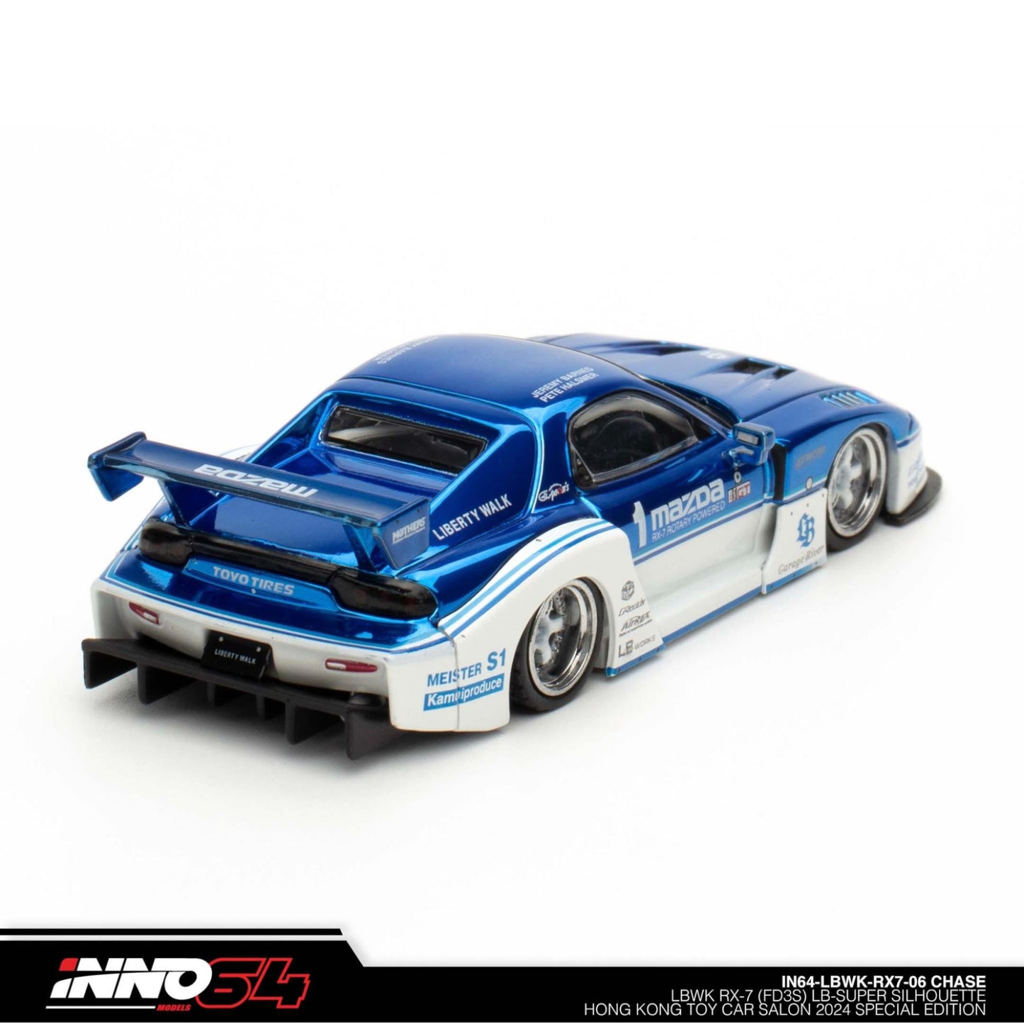 INNO64 - MAZDA RX7 (FD3S) LB-SUPER SILHOUETTE Hong Kong Toy Car Salon 2024 Special Edition - Chase Car