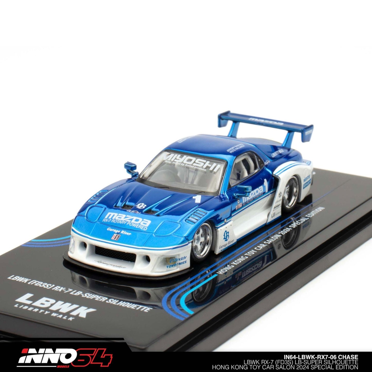 INNO64 - MAZDA RX7 (FD3S) LB-SUPER SILHOUETTE Hong Kong Toy Car Salon 2024 Special Edition - Chase Car