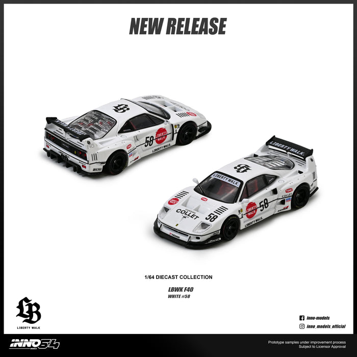 INNO64 - Pre-Order - LBWK F40 Collet #58, white - IN64-LBWKF40-COLLET