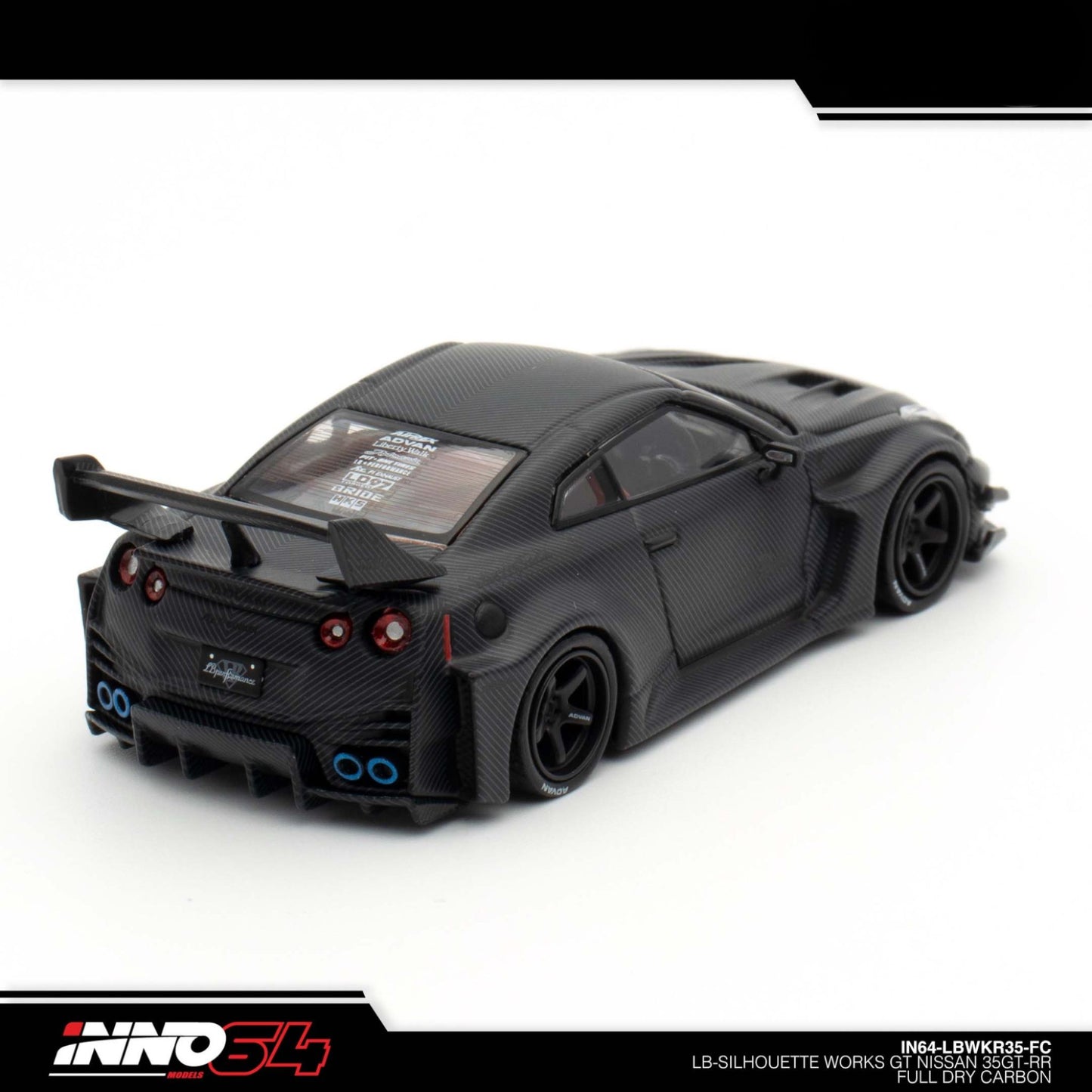INNO64 - Nissan GT-R (R35) LBWK Super Silhouette - IN64-LBWKR35-FC