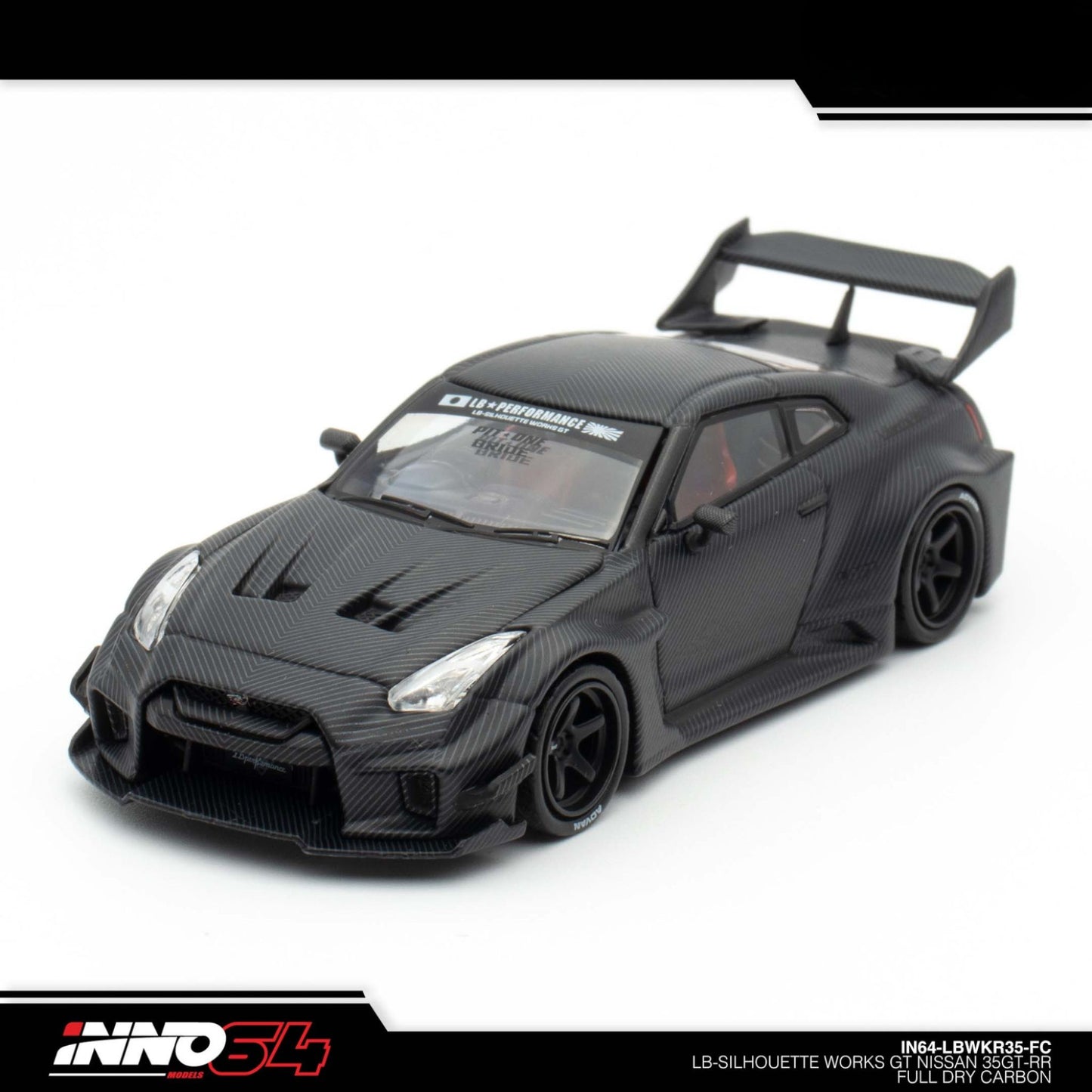 INNO64 - Nissan GT-R (R35) LBWK Super Silhouette - IN64-LBWKR35-FC