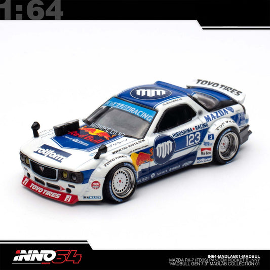INNO64 - Pre-Order - MADBUL: MAZDA RX7 (FD3S) "PANDEM ROCKET BUNNY" - IN64-MADLAB01