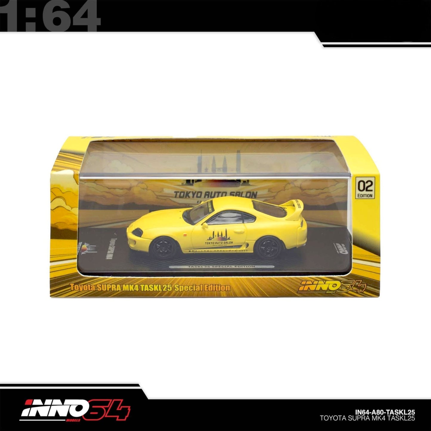 INNO64 - Toyota Supra MK4 - TASKL25 Special Edition, Matte Frost Yellow