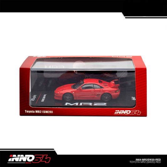 INNO64 - TOYOTA MR2 (SW20) Red - IN64-MR2SW20-RED