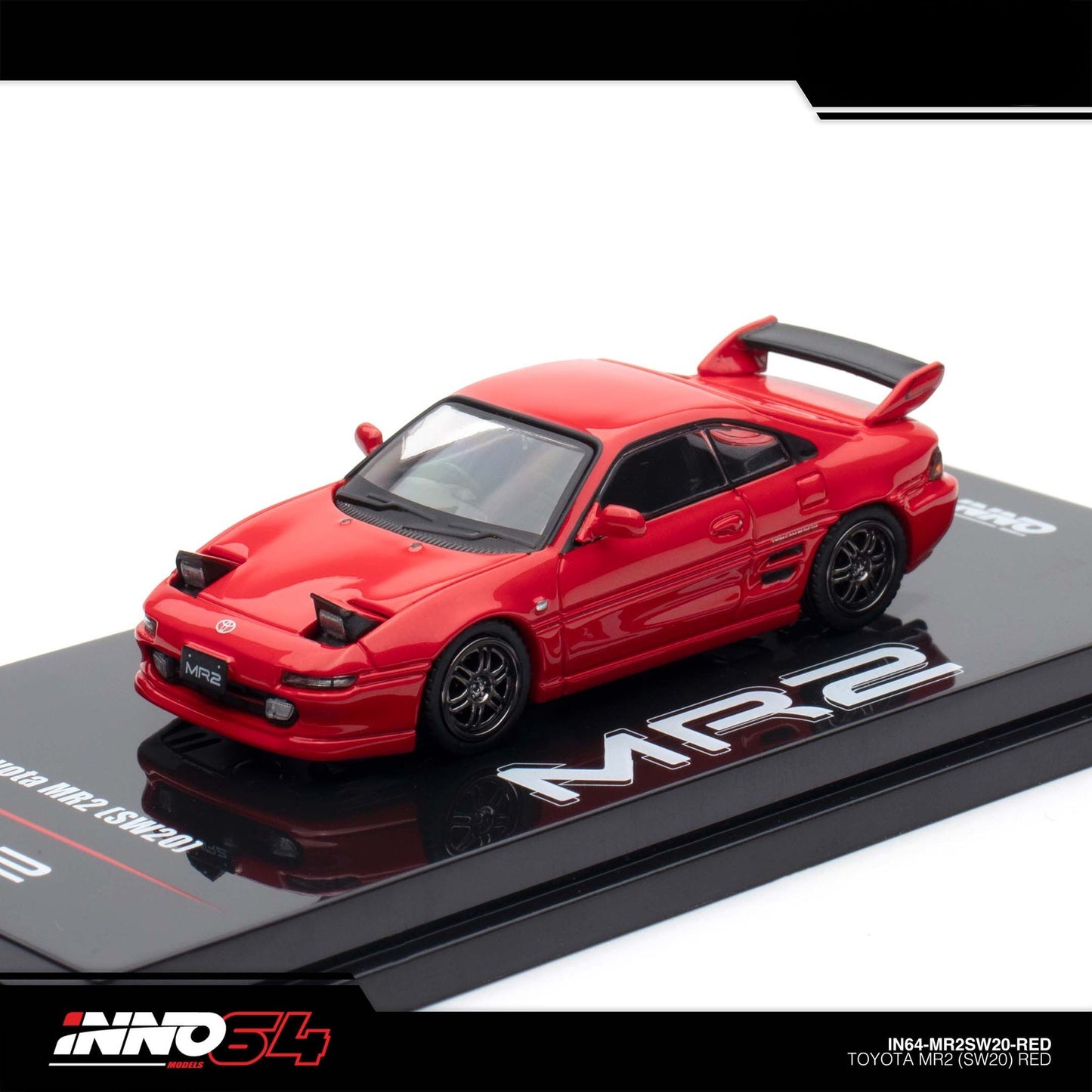 INNO64 - TOYOTA MR2 (SW20) Red - IN64-MR2SW20-RED