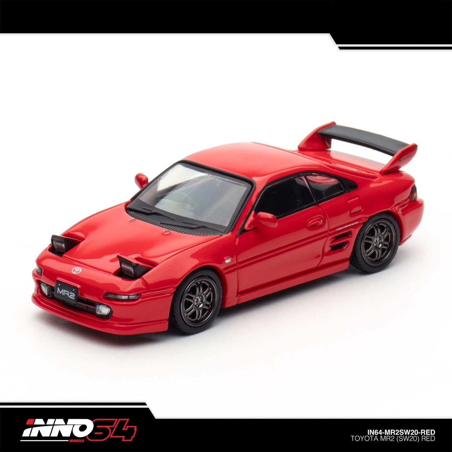 INNO64 - TOYOTA MR2 (SW20) Red - IN64-MR2SW20-RED