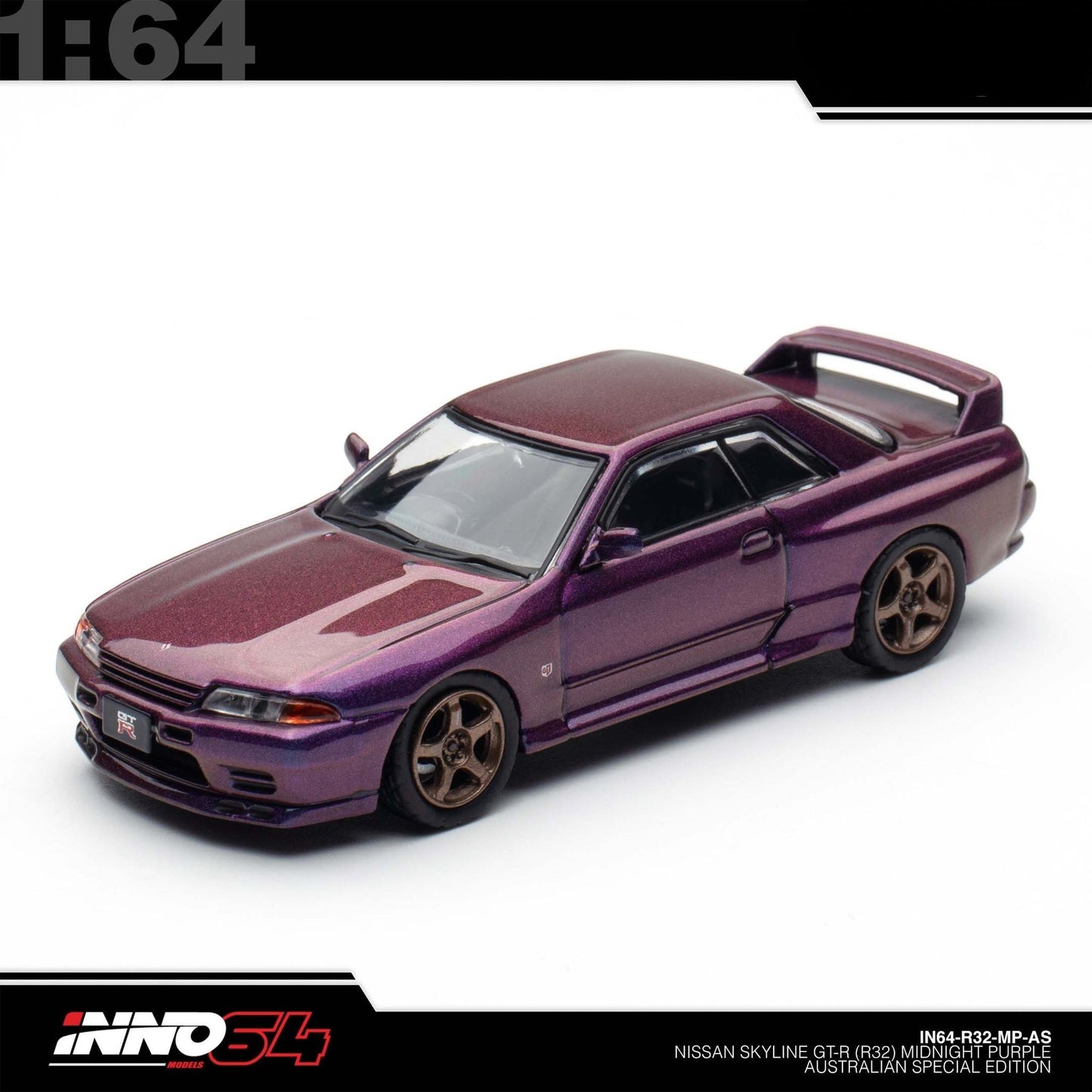 INNO64 - Pre-Order - Nissan Skyline GT-R (R32) Australia Special Edition *Limited Edition* - IN64-R32-MP-AS