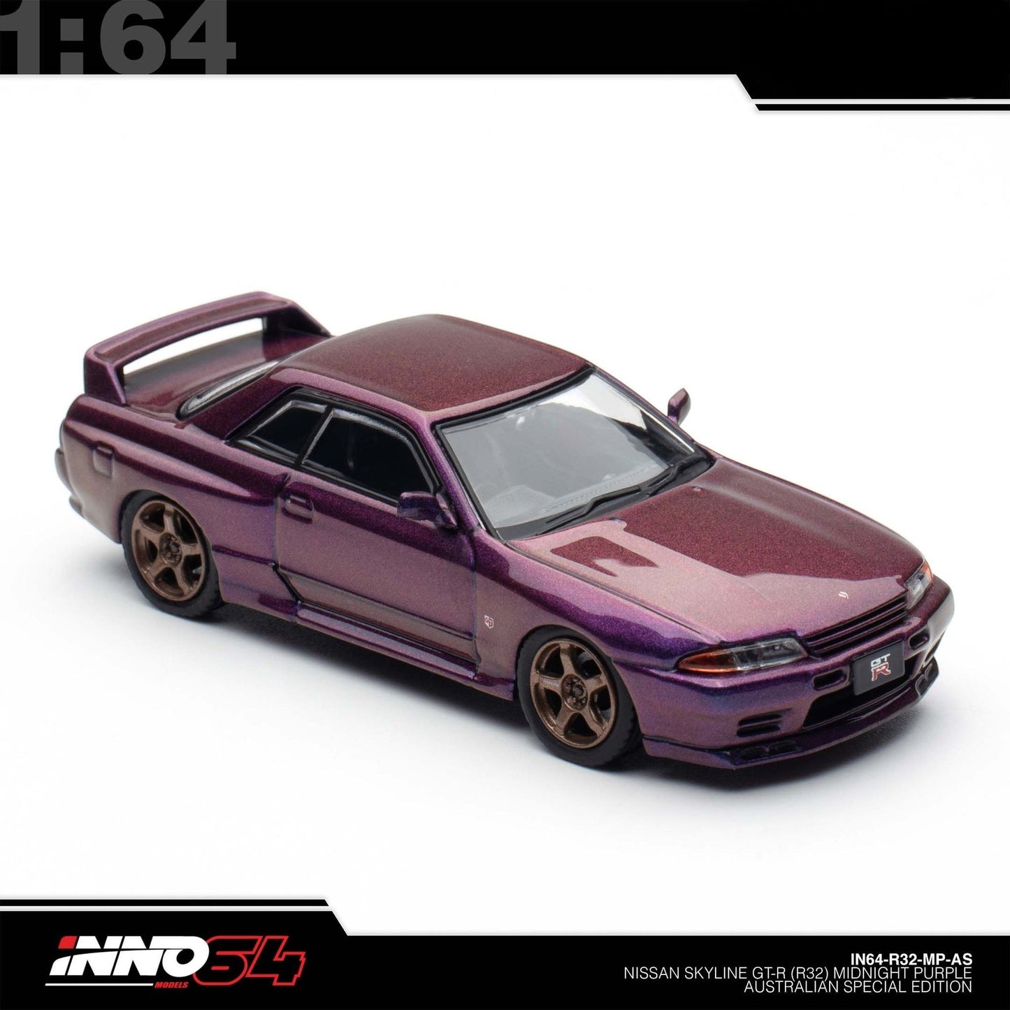 INNO64 - Pre-Order - Nissan Skyline GT-R (R32) Australia Special Edition *Limited Edition* - IN64-R32-MP-AS