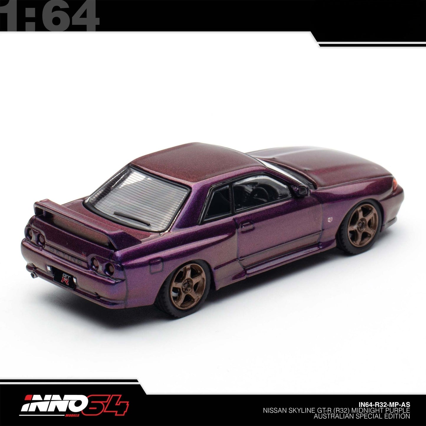 INNO64 - Pre-Order - Nissan Skyline GT-R (R32) Australia Special Edition *Limited Edition* - IN64-R32-MP-AS