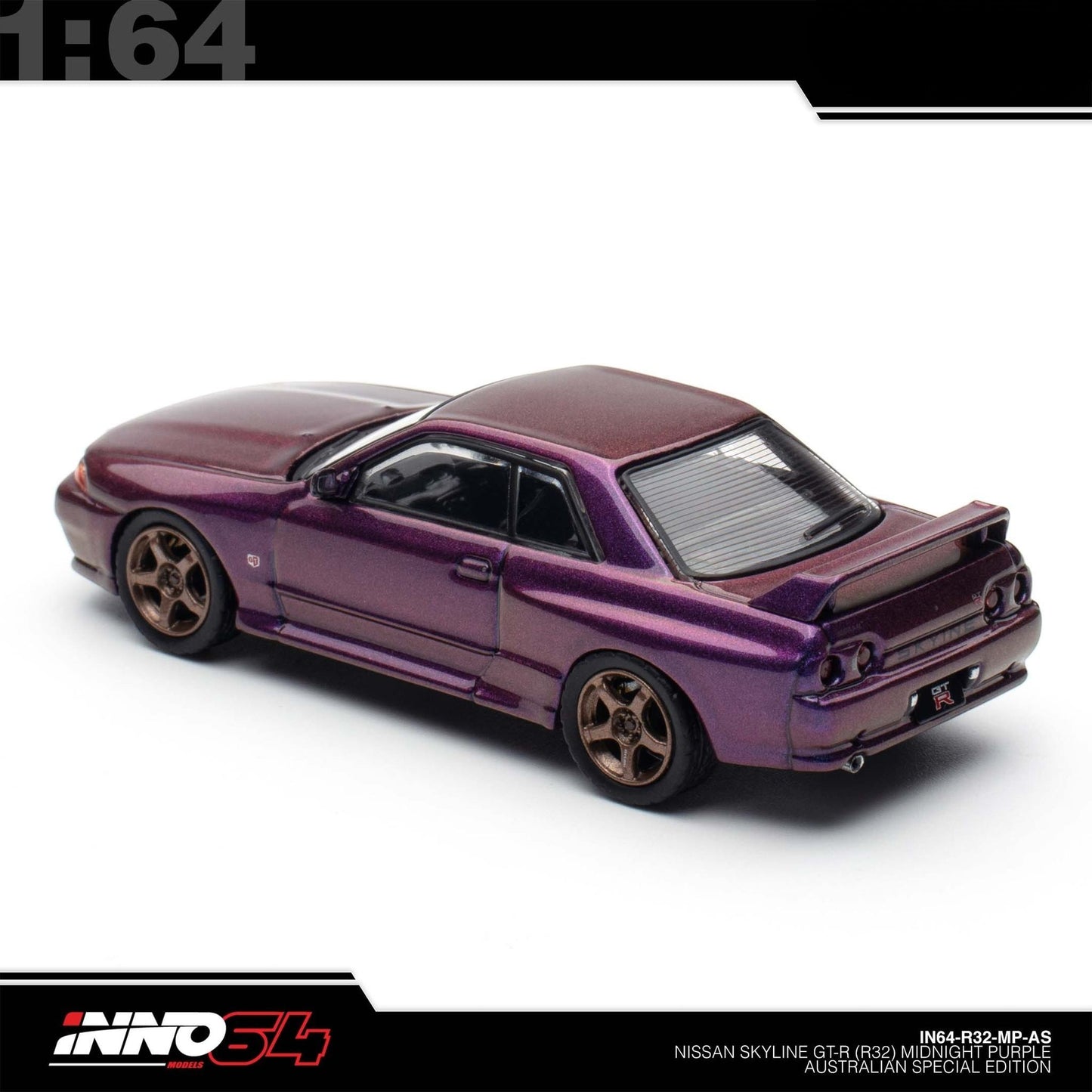 INNO64 - Pre-Order - Nissan Skyline GT-R (R32) Australia Special Edition *Limited Edition* - IN64-R32-MP-AS