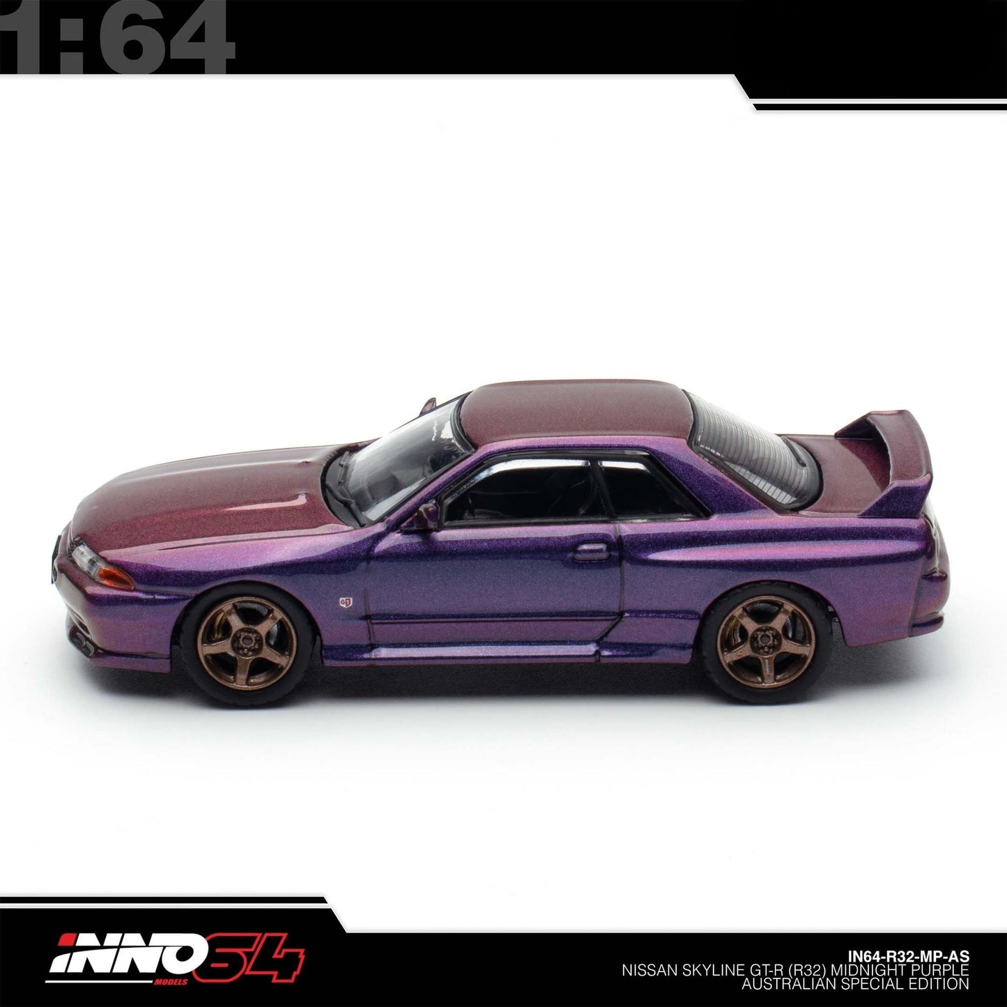 INNO64 - Pre-Order - Nissan Skyline GT-R (R32) Australia Special Edition *Limited Edition* - IN64-R32-MP-AS