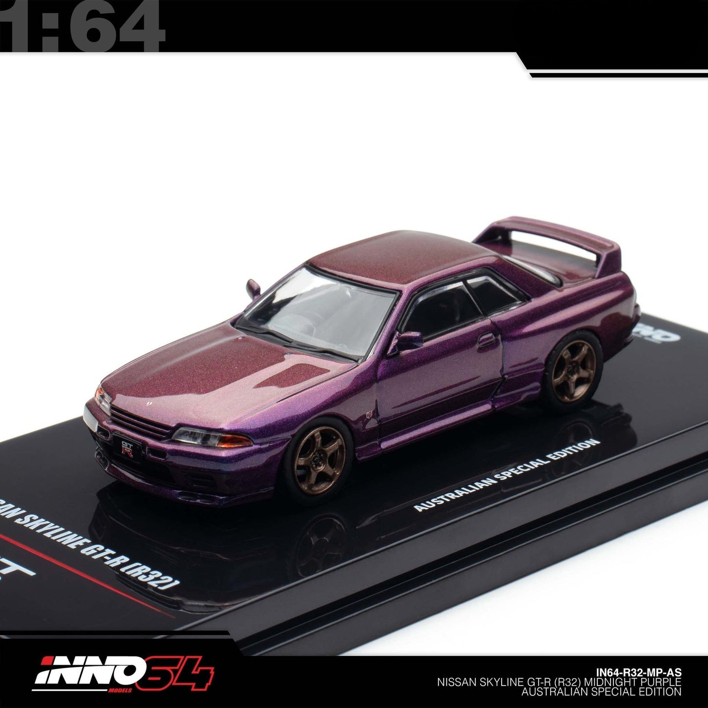 INNO64 - Pre-Order - Nissan Skyline GT-R (R32) Australia Special Edition *Limited Edition* - IN64-R32-MP-AS
