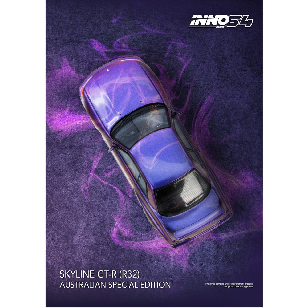 INNO64 - Pre-Order - Nissan Skyline GT-R (R32) Australia Special Edition *Limited Edition* - IN64-R32-MP