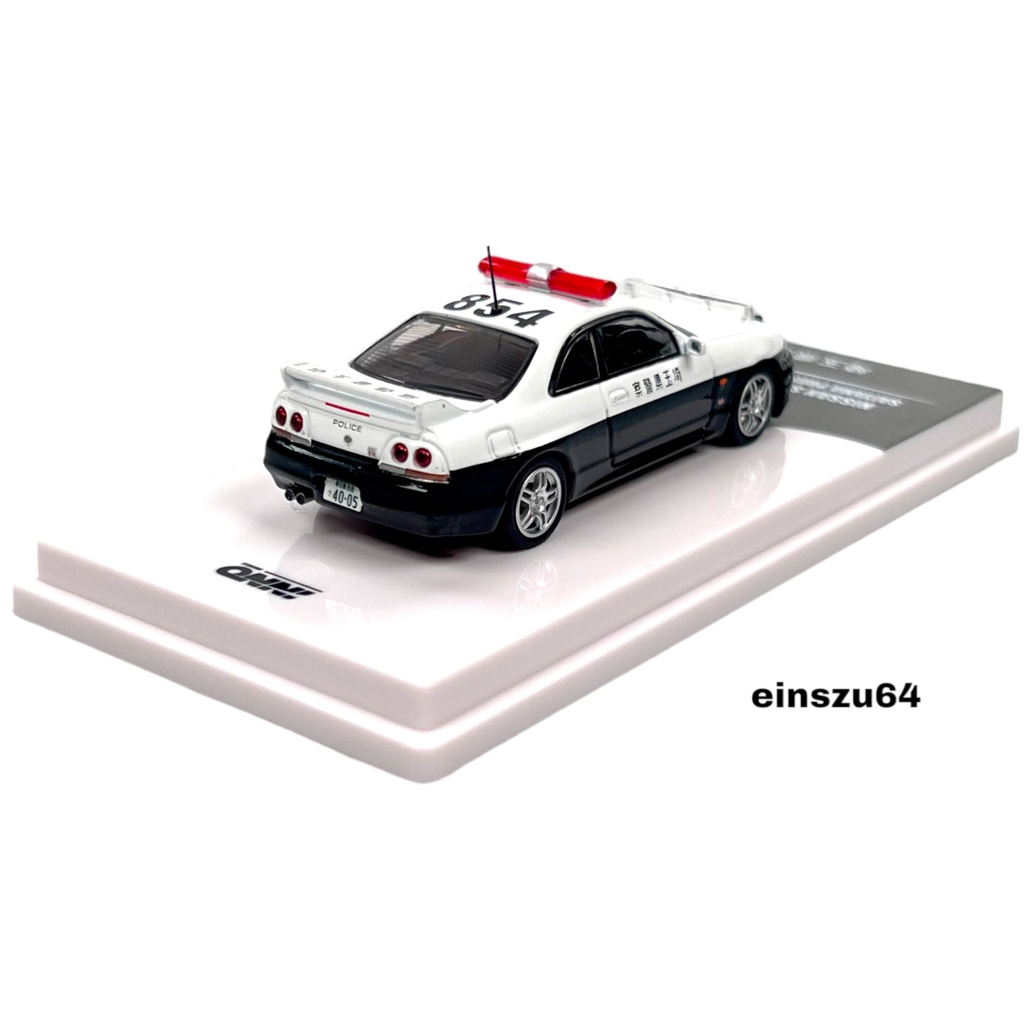 INNO64 - Nissan Skyline GT-R R33 Saitama Police Car - IN64-R33-JPC - 1:64