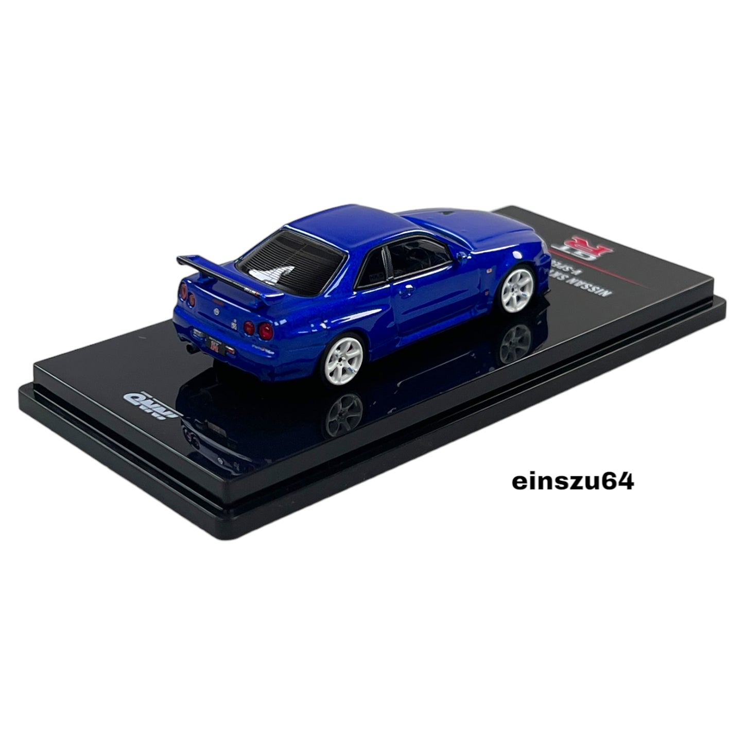 INNO64 - NISSAN SKYLINE GT-R (R34) V-SPEC II NUR, blue - IN64-R34VS-BLU