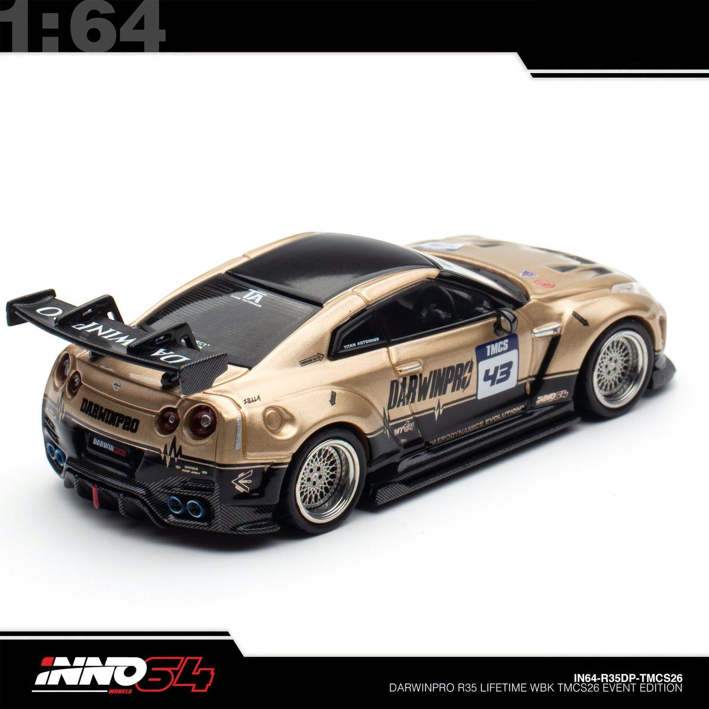 INNO64 - Pre-Order - DarwinPro R35 Lifetime WBK - TMCS2026 Event Edition - IN64-R35DP-TMCS26