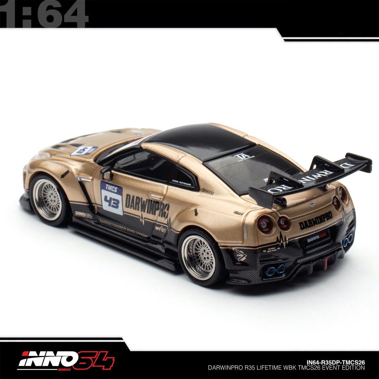 INNO64 - Pre-Order - DarwinPro R35 Lifetime WBK - TMCS2026 Event Edition - IN64-R35DP-TMCS26