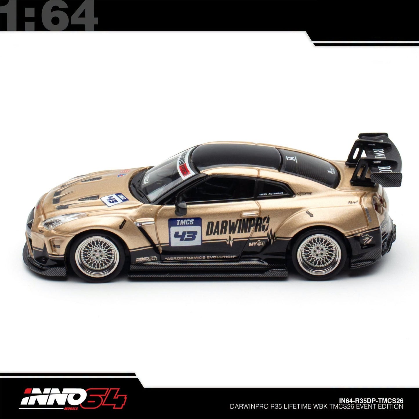 INNO64 - Pre-Order - DarwinPro R35 Lifetime WBK - TMCS2026 Event Edition - IN64-R35DP-TMCS26