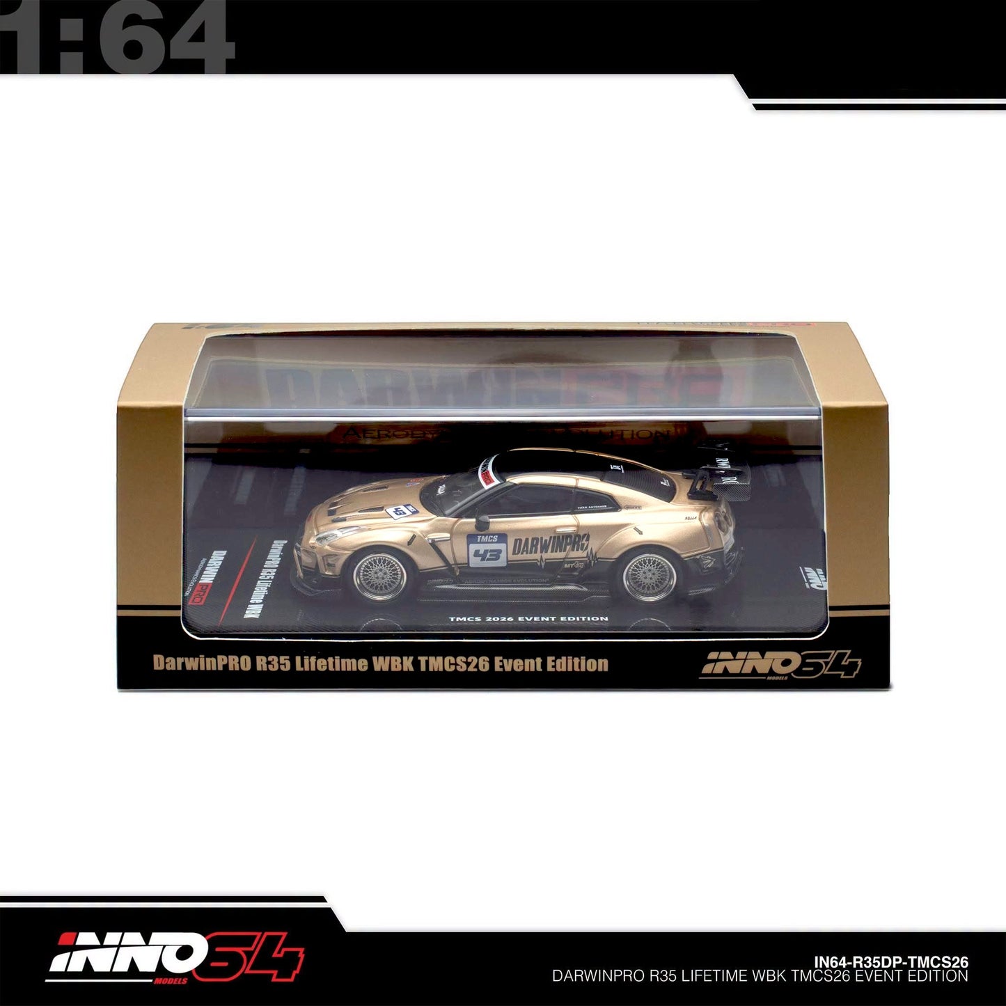 INNO64 - Pre-Order - DarwinPro R35 Lifetime WBK - TMCS2026 Event Edition - IN64-R35DP-TMCS26