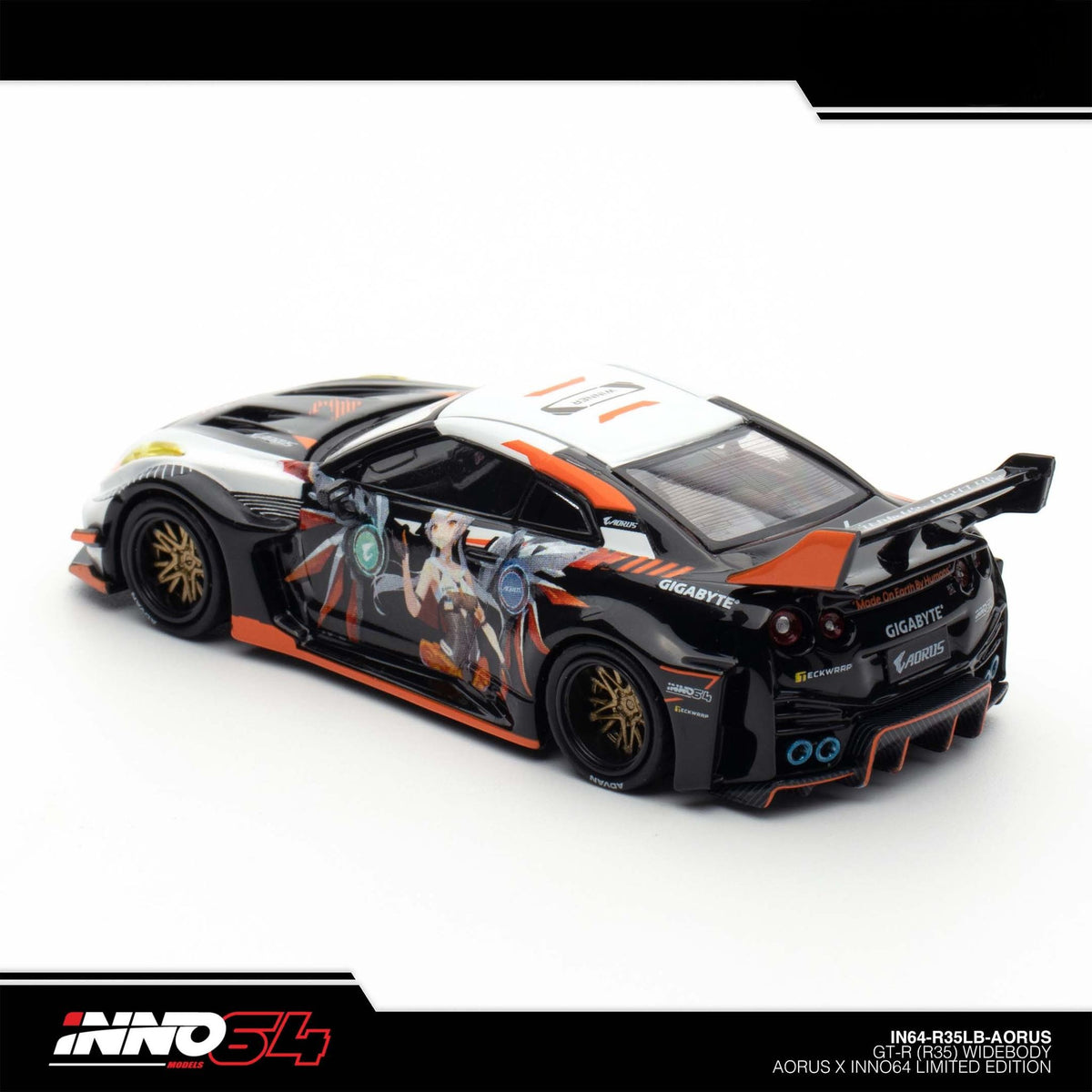 Incubus R35 INNO64 - Pre-Order - Nissan GT-R R35 Widebody *AORUS* Limited Edition ...