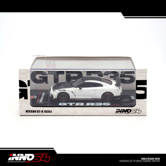 INNO64 - NISSAN GT-R (R35) NISMO White - IN64-R35N-WHI