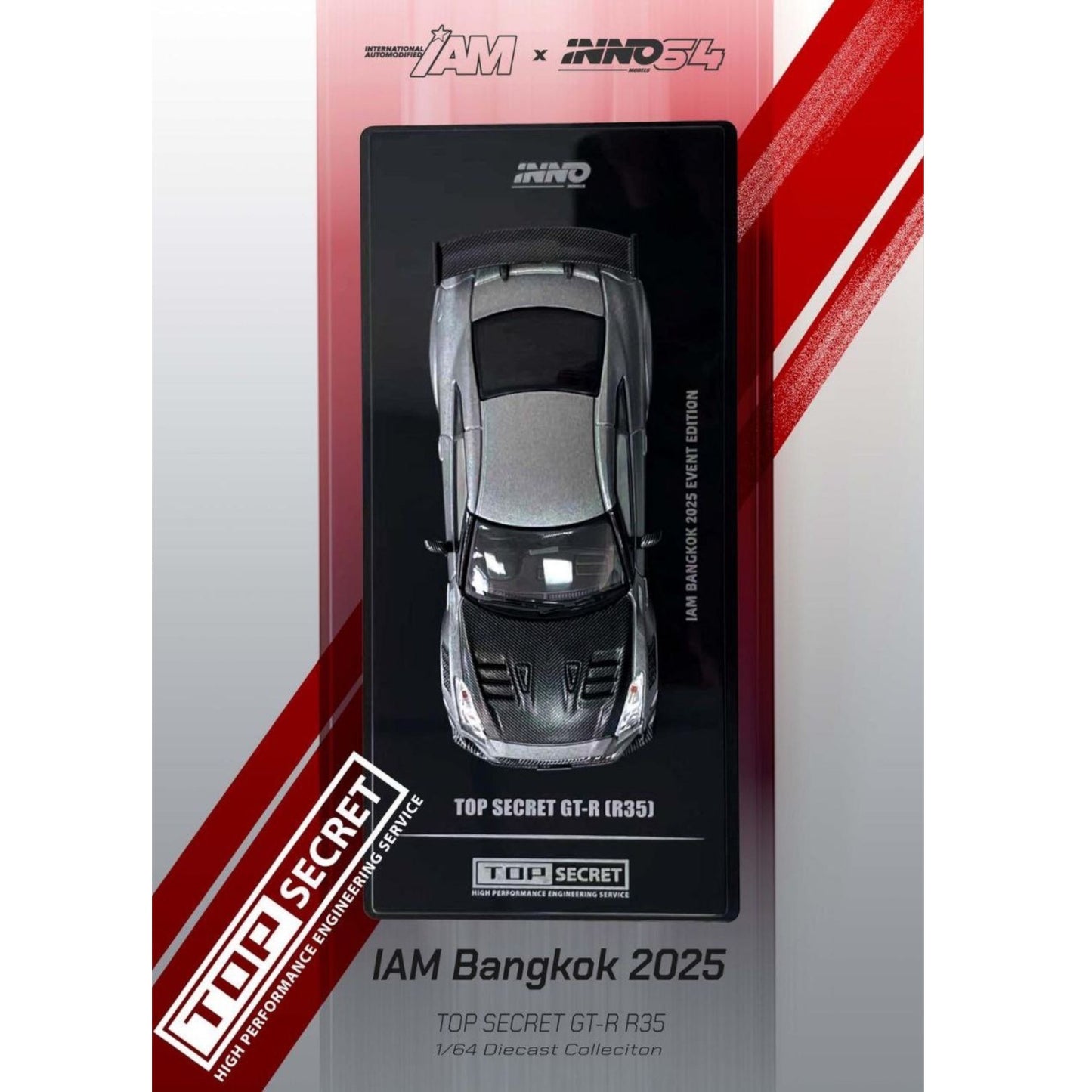 INNO64 - Top Secret Nissan GT-R (R35) IAM  Banghok 2025 Event Edtition - IN64-R35TS-IAMBK25
