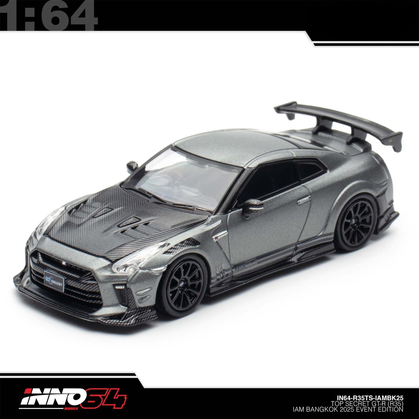 INNO64 - Top Secret Nissan GT-R (R35) IAM  Banghok 2025 Event Edtition - IN64-R35TS-IAMBK25