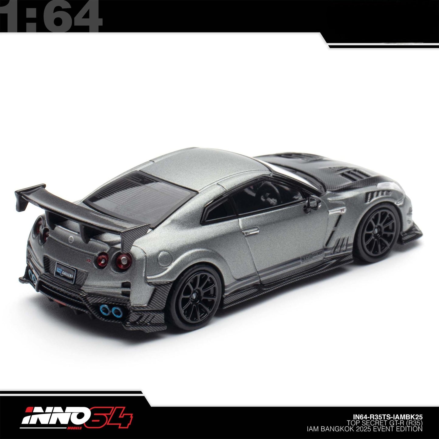 INNO64 - Top Secret Nissan GT-R (R35) IAM  Banghok 2025 Event Edtition - IN64-R35TS-IAMBK25