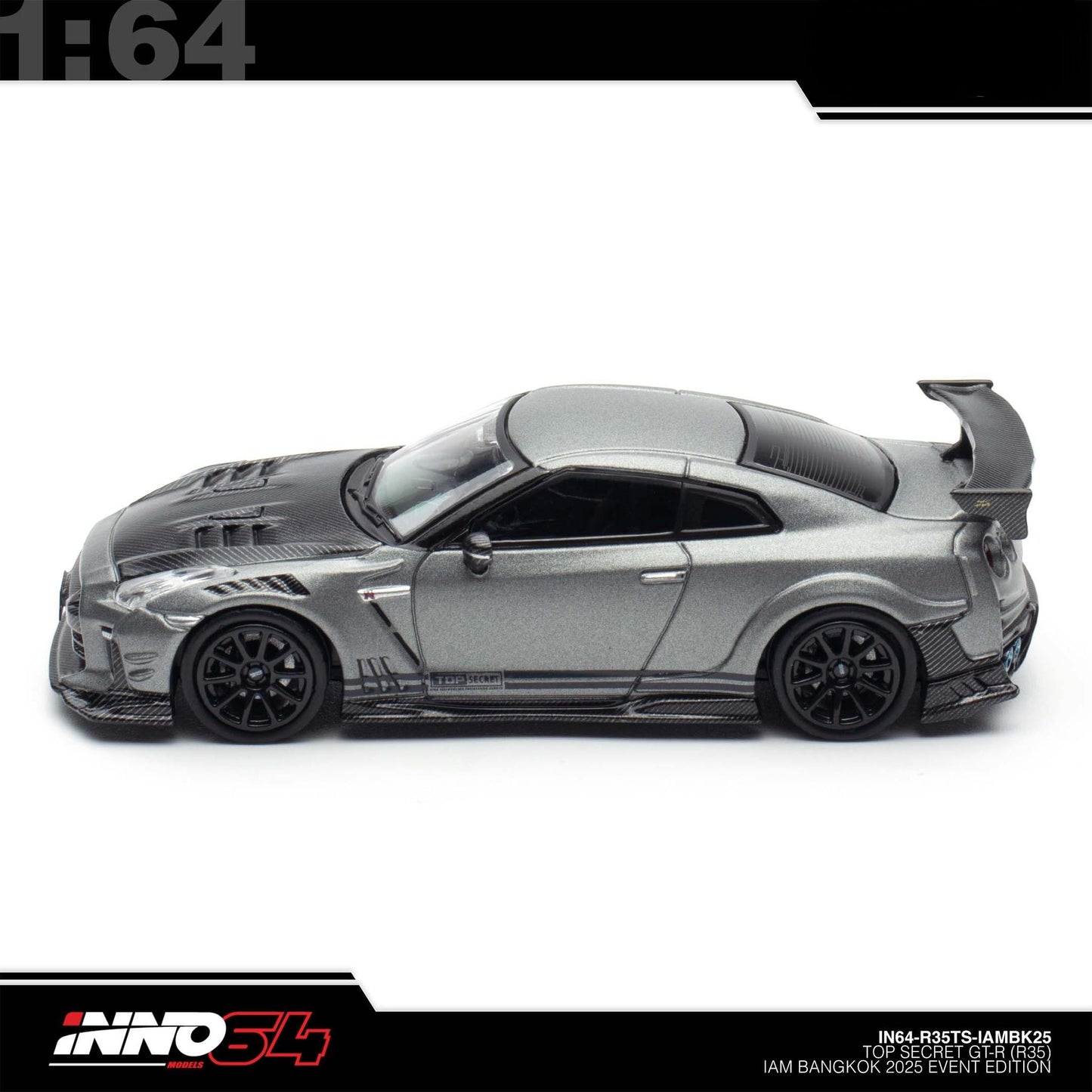 INNO64 - Top Secret Nissan GT-R (R35) IAM  Banghok 2025 Event Edtition - IN64-R35TS-IAMBK25