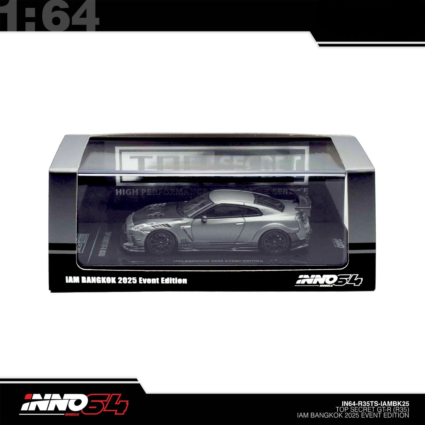 INNO64 - Top Secret Nissan GT-R (R35) IAM  Banghok 2025 Event Edtition - IN64-R35TS-IAMBK25