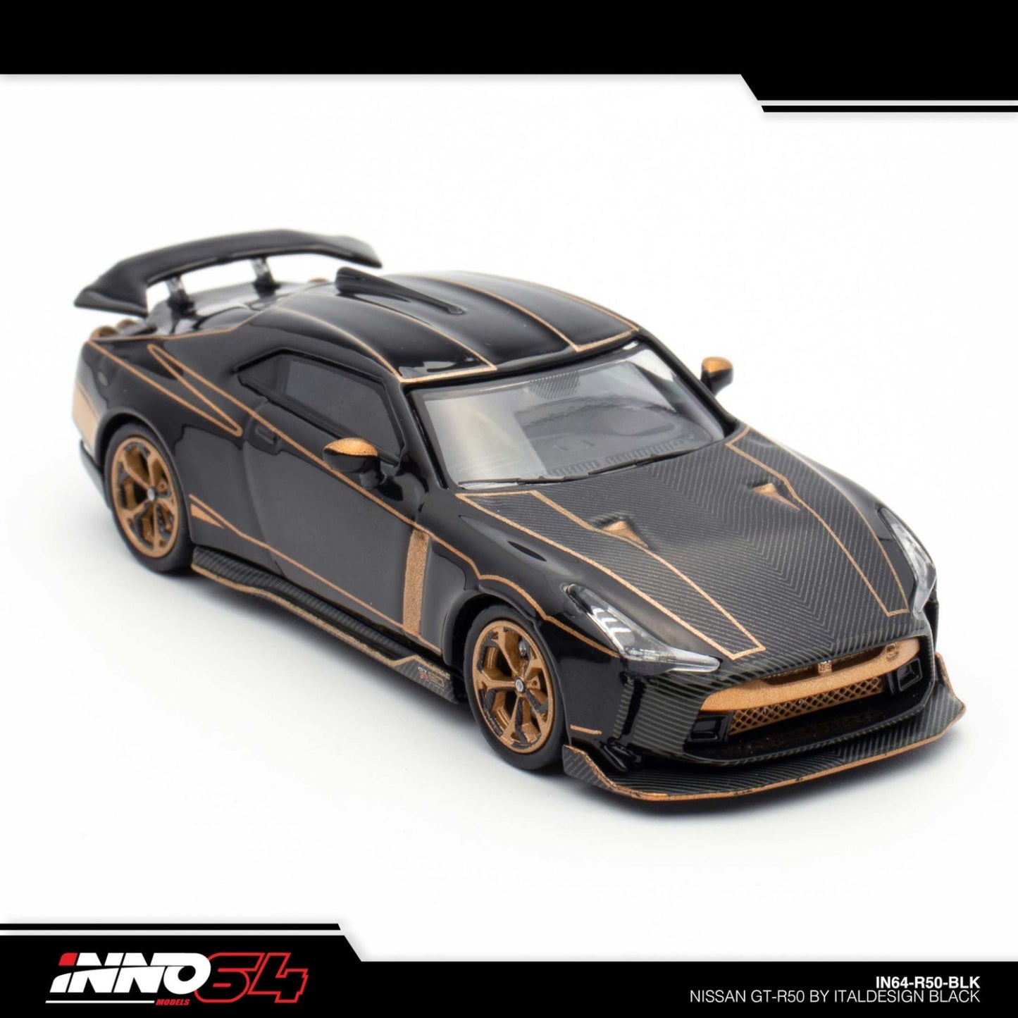 INNO64 - Nissan GT-R50 by ITALDESIGN Black - IN64-R50-BLK