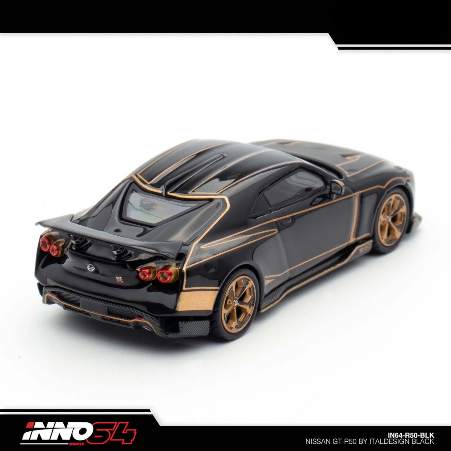 INNO64 - Nissan GT-R50 by ITALDESIGN Black - IN64-R50-BLK
