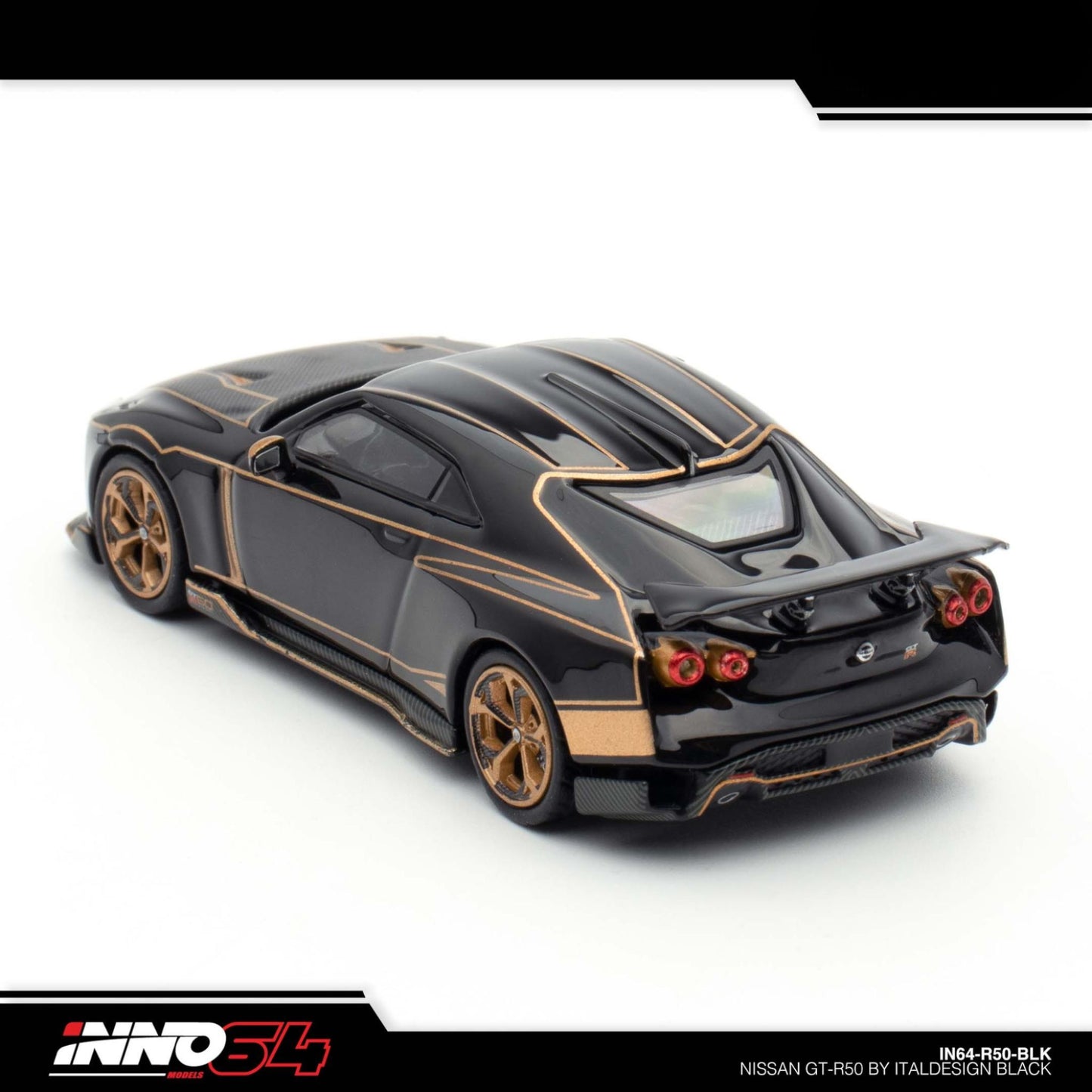 INNO64 - Nissan GT-R50 by ITALDESIGN Black - IN64-R50-BLK
